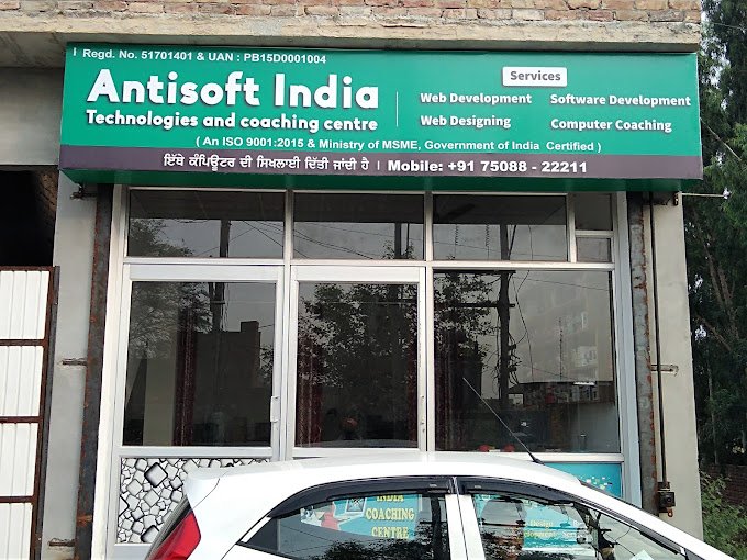 Antisoft India Technologies & Coaching Center