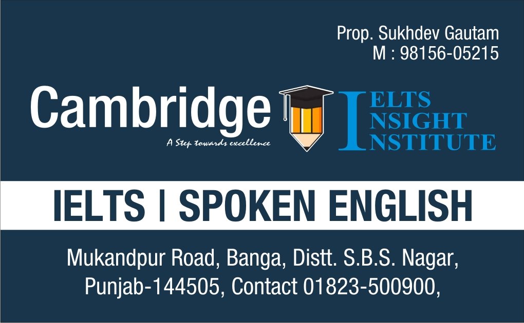 Cambridge Ielts Insight Institute