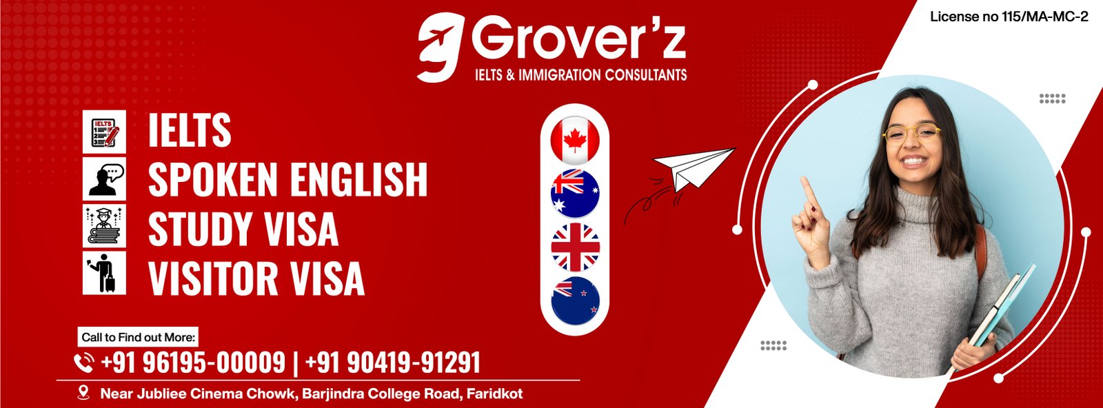 Grover\'z IELTS & Immigration Consultants