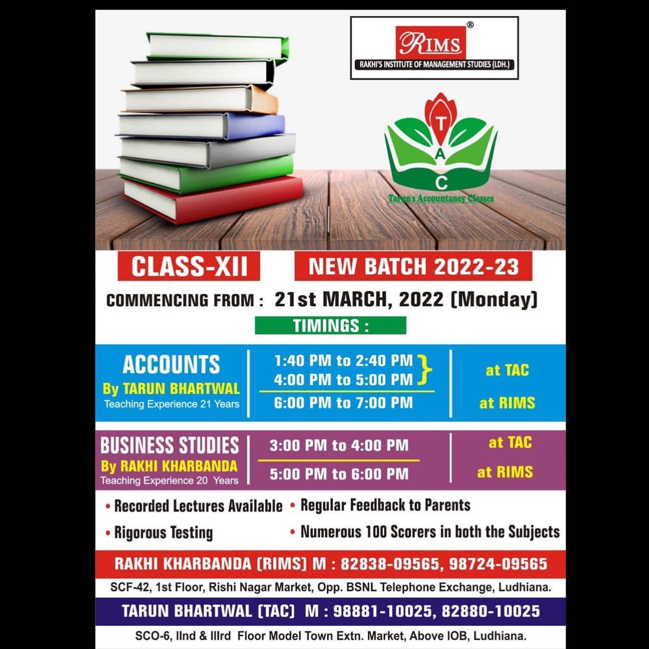 Tarun\'s Accountancy Classes
