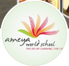 Ameya World School logo