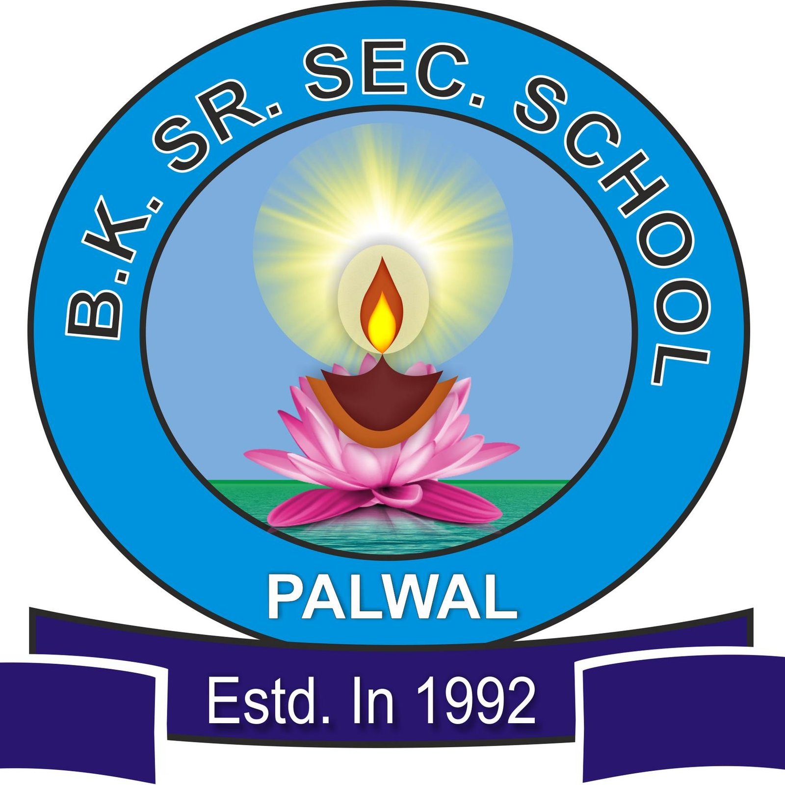 B.K. Sr. Sec. School logo