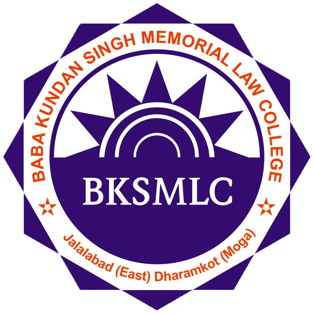 Baba Kundan Singh Memorial Law College logo