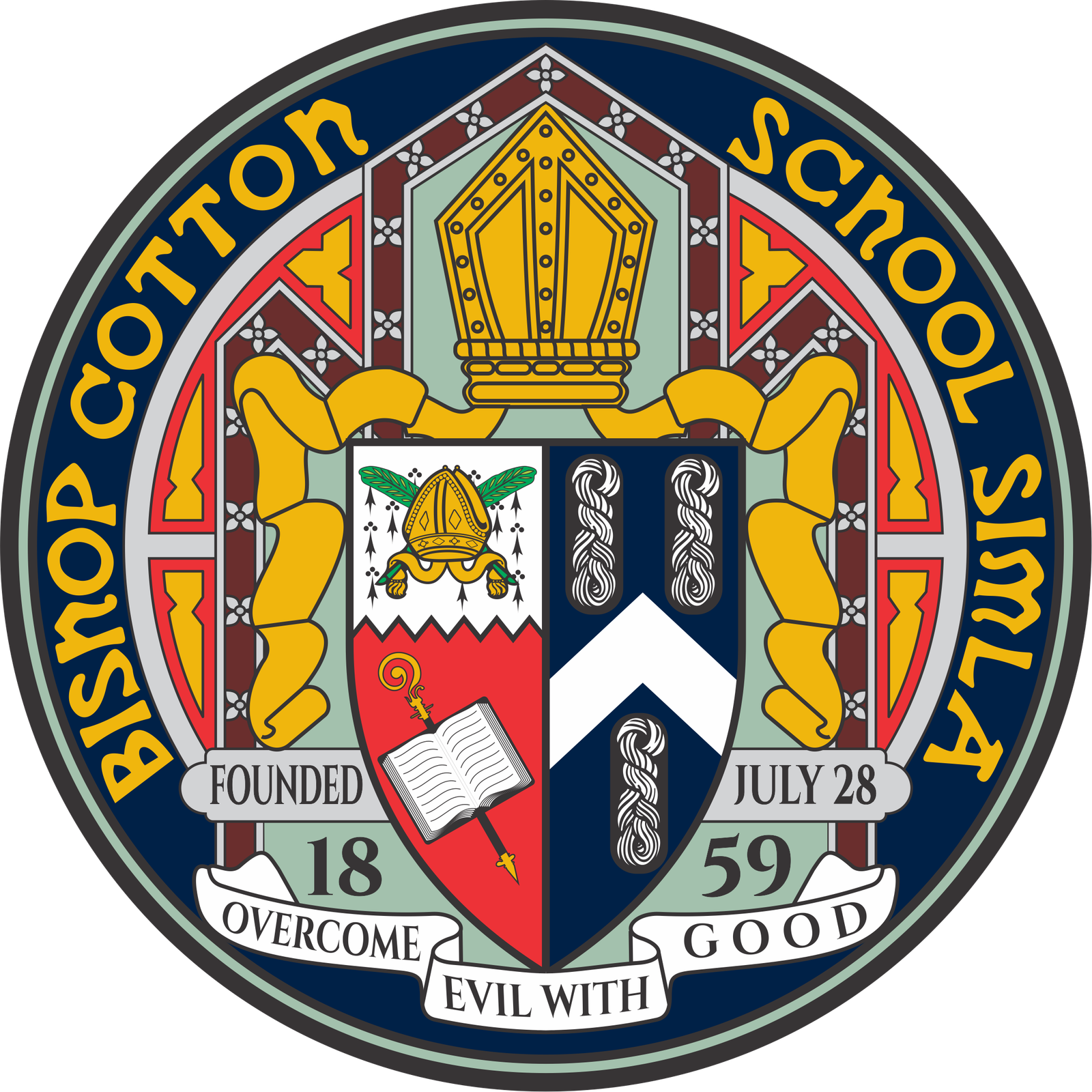 Bishop Cotton School logo