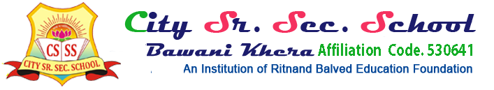 City Sr. Sec School logo