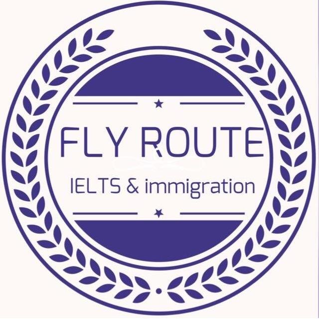 FLY ROUTE IELTS & IMMIGRATION logo