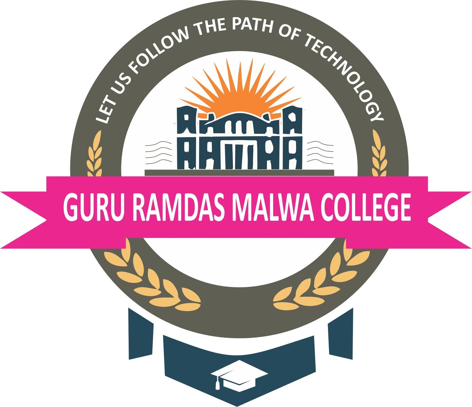 Guru Ram Das Malwa College logo
