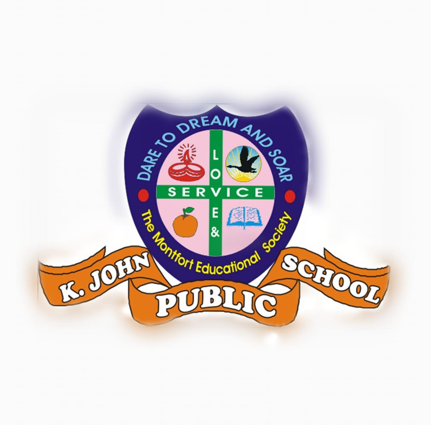 K.John Public school logo
