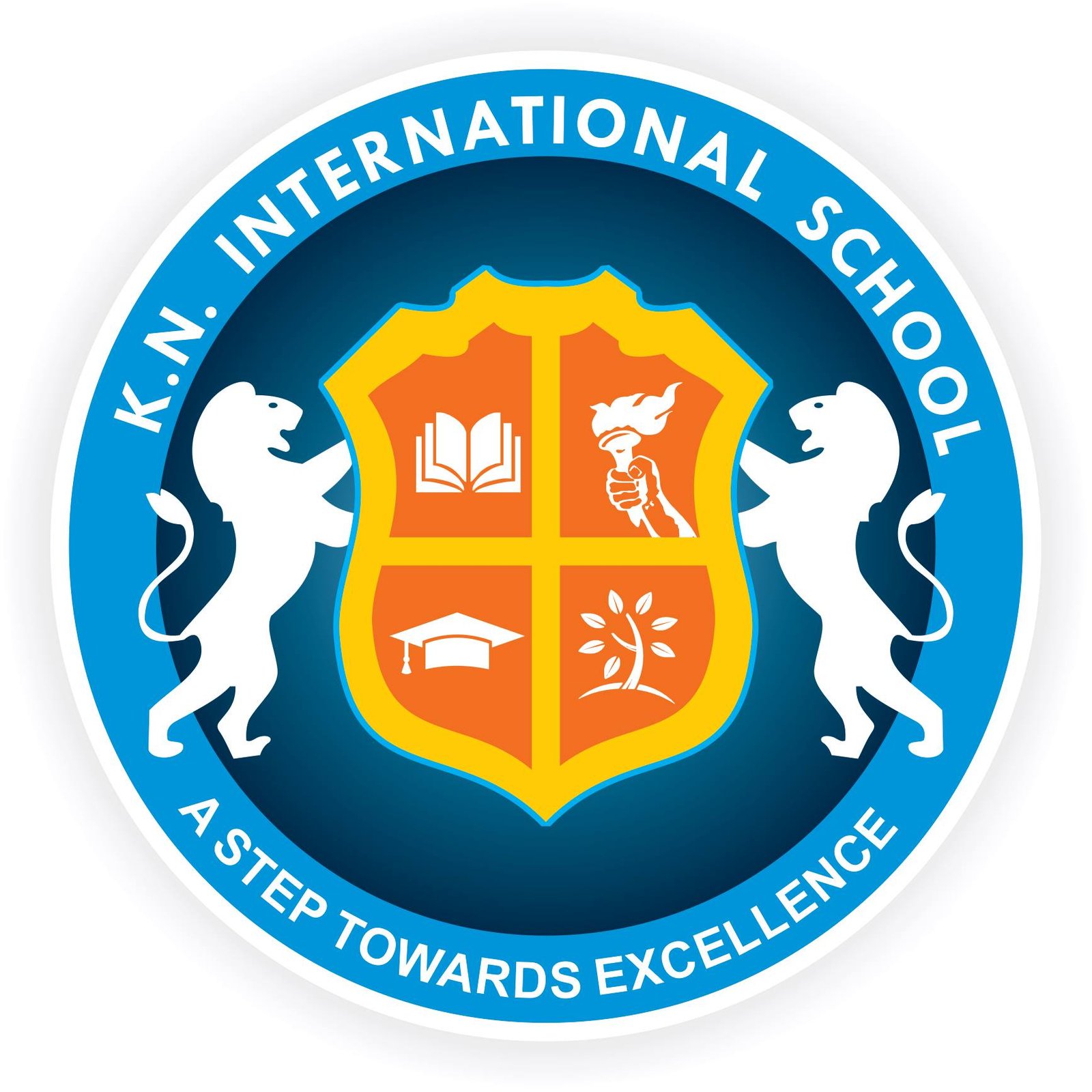 K.N. International School logo