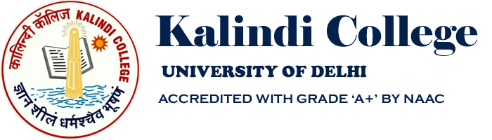 Kalindi College, University logo