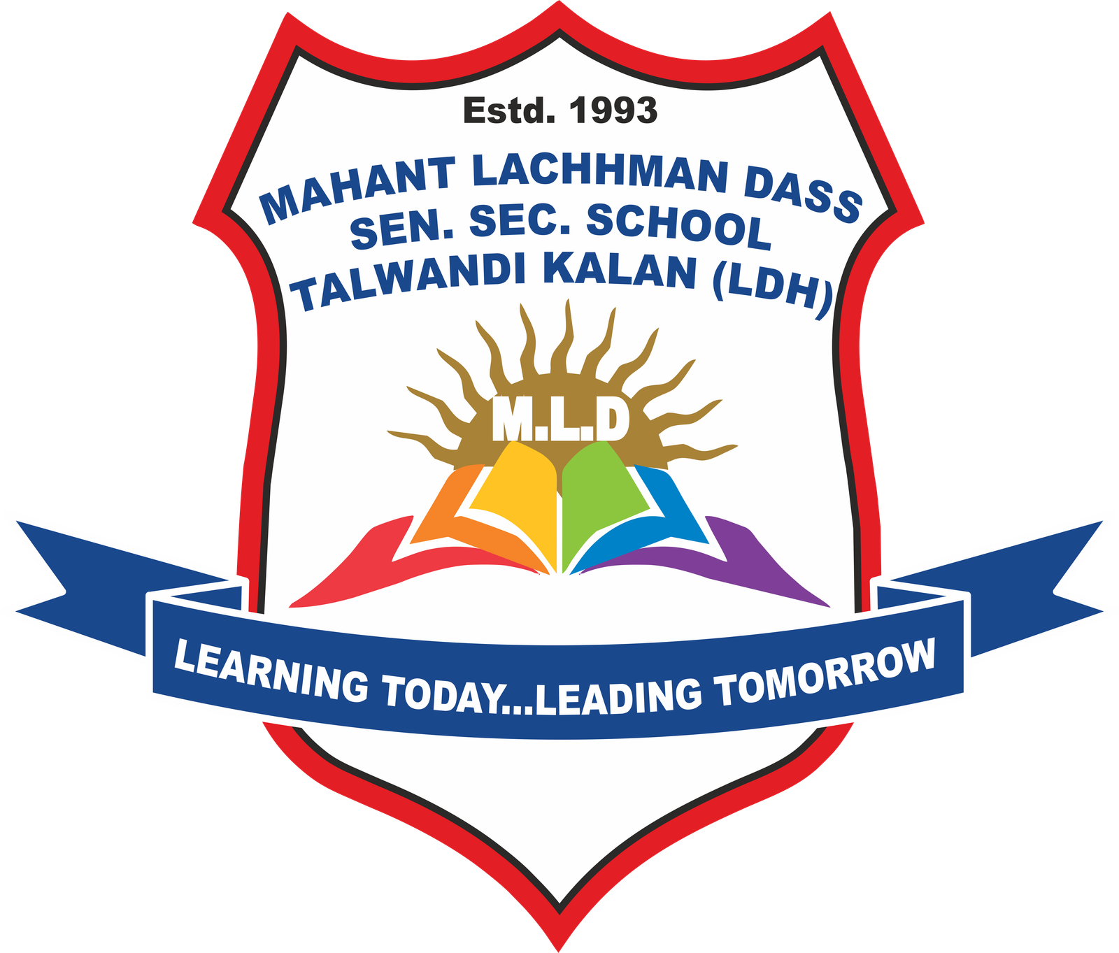 MLD Senior Secondary School logo