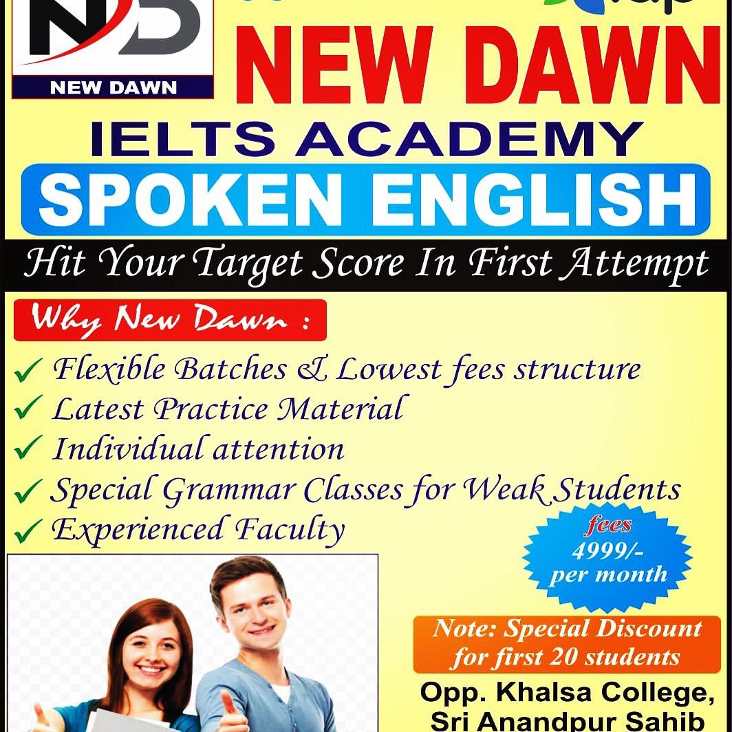 New Dawn IELTS Academy logo