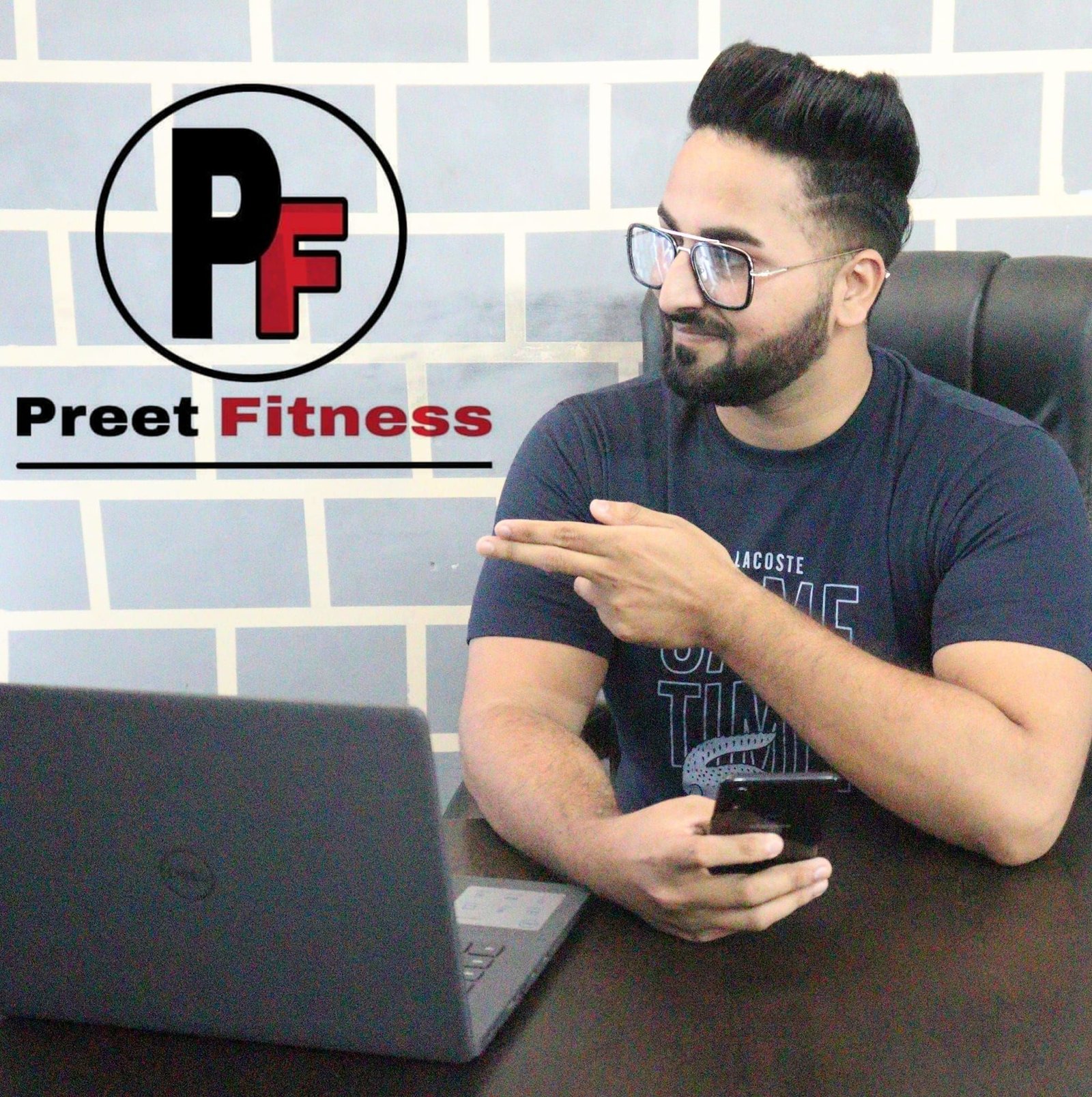 Preet Fitness logo