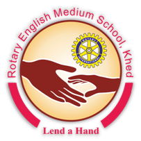Rotary English Medium School logo