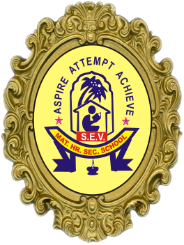 S.E.V Mat. Hr. Sec. School logo