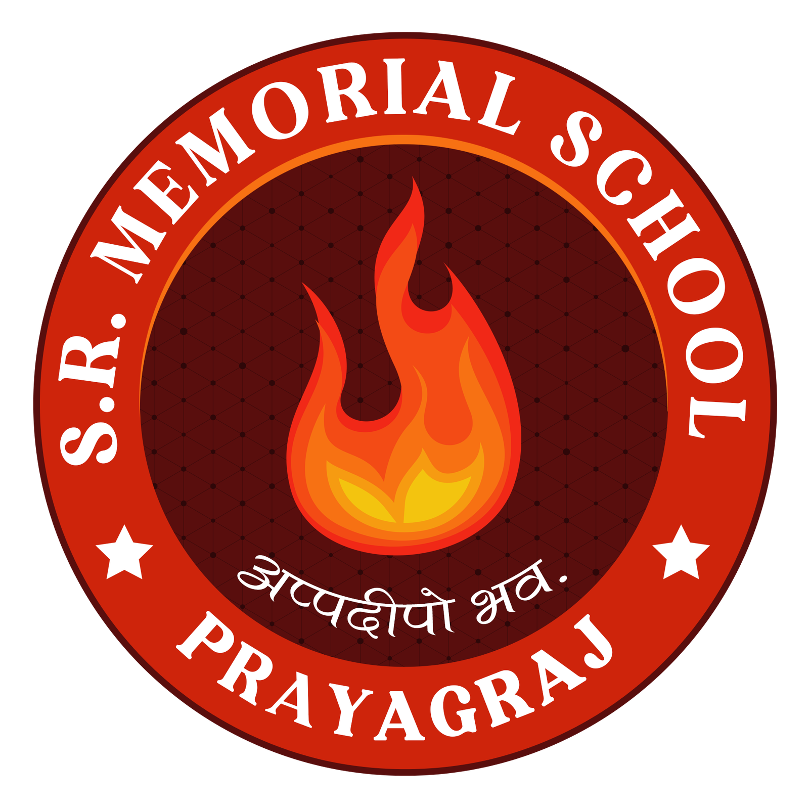 S.R.Memorial School logo
