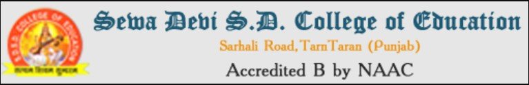 Sewa Devi SD COllege of Education logo