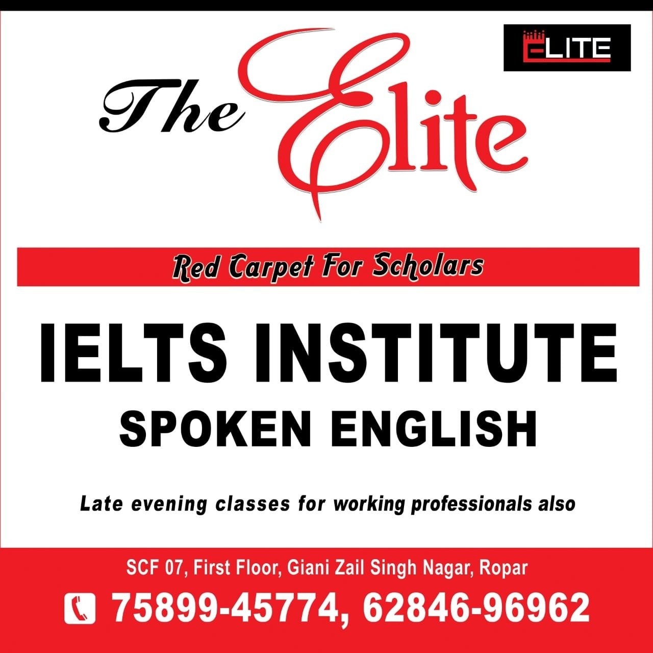 The Elite IELTS institute logo