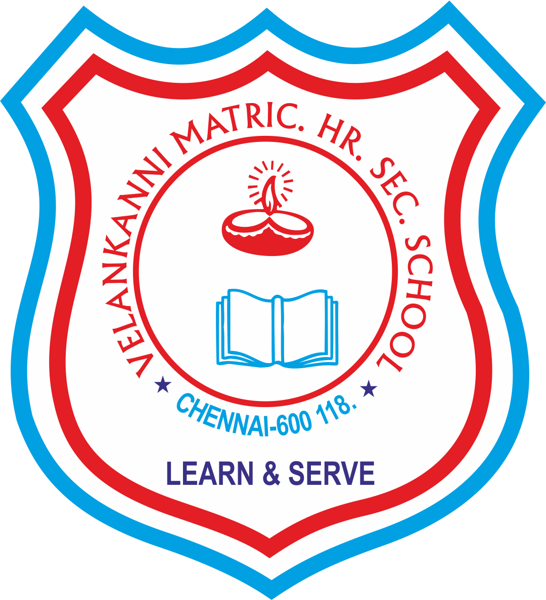 Velankanni Matriculation Higher Secondary School logo