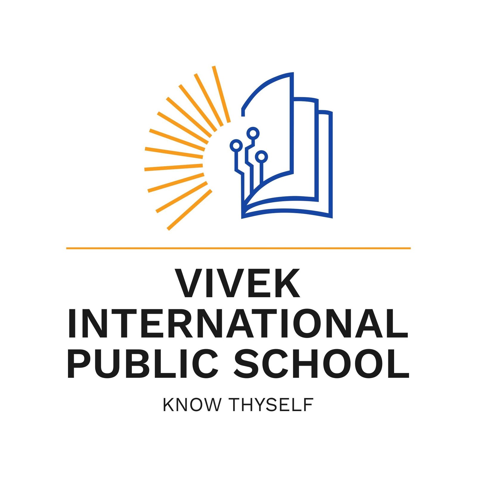 Vivek International Public school logo